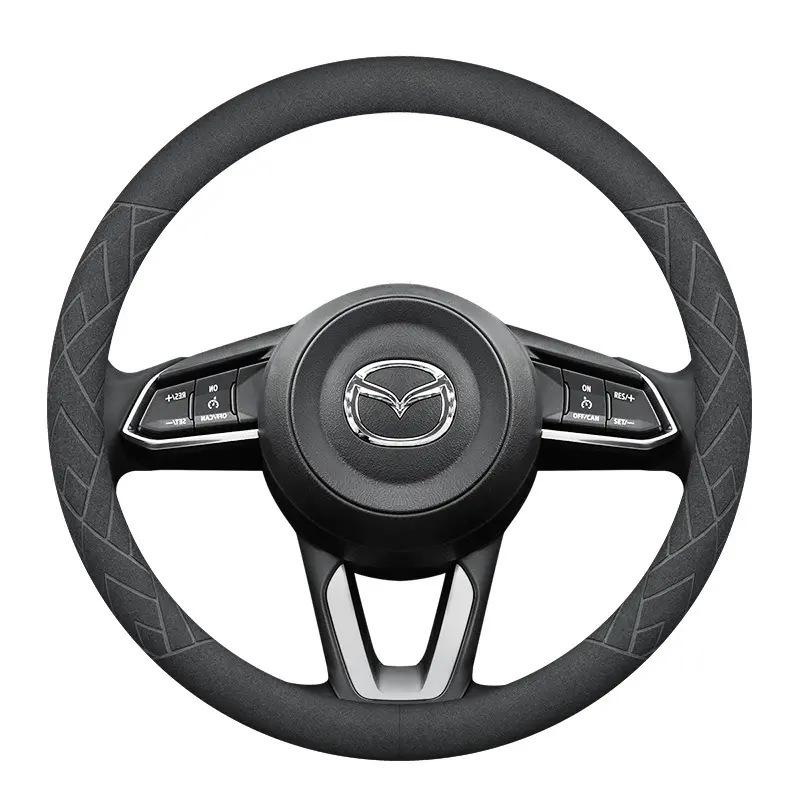 Mazda Lenkradabdeckung für Angkesaila, CX4, Atenza, CX5, Ruiyi, CX30, Xingcheng 6/8 - Wildleder-Finish