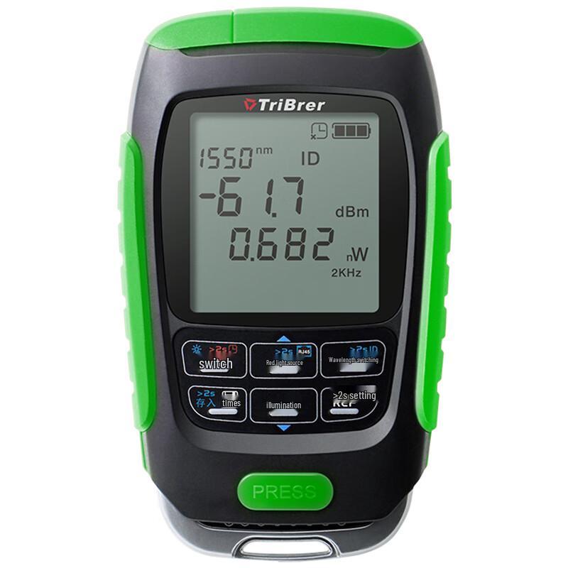 TriBrer 4-in-1 Fiber Optic Power Meter & Network Tester