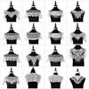 Women's Fashionable Lace Capelet with Embroidery Hollow out False Half Shirt Collar Neck for Special Occasion