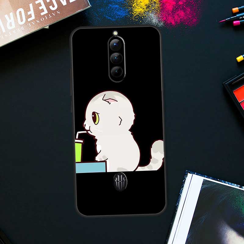 BFF Best Friends Forever Black Case For ZTE Nubia Red Magic 9 8 8S Pro Plus RedMagic 6S 7S Pro 6 7 Pro 5S 6R 5G Back Cover