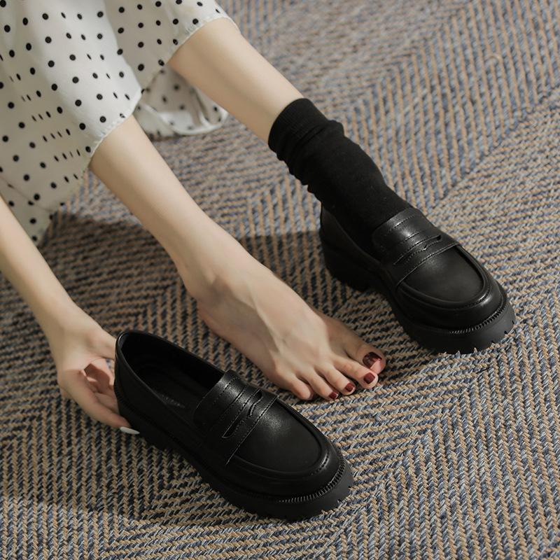 Primavera Otoño Zapatos de Mujer Moda Estilo Británico Calzado Mujer 2021  Estilo Universitario Casual Mocasines Zapatos PU Cuero Zapatos para Niñas  comprar a buen precio — entrega gratuita, reseñas reales con fotos — Joom