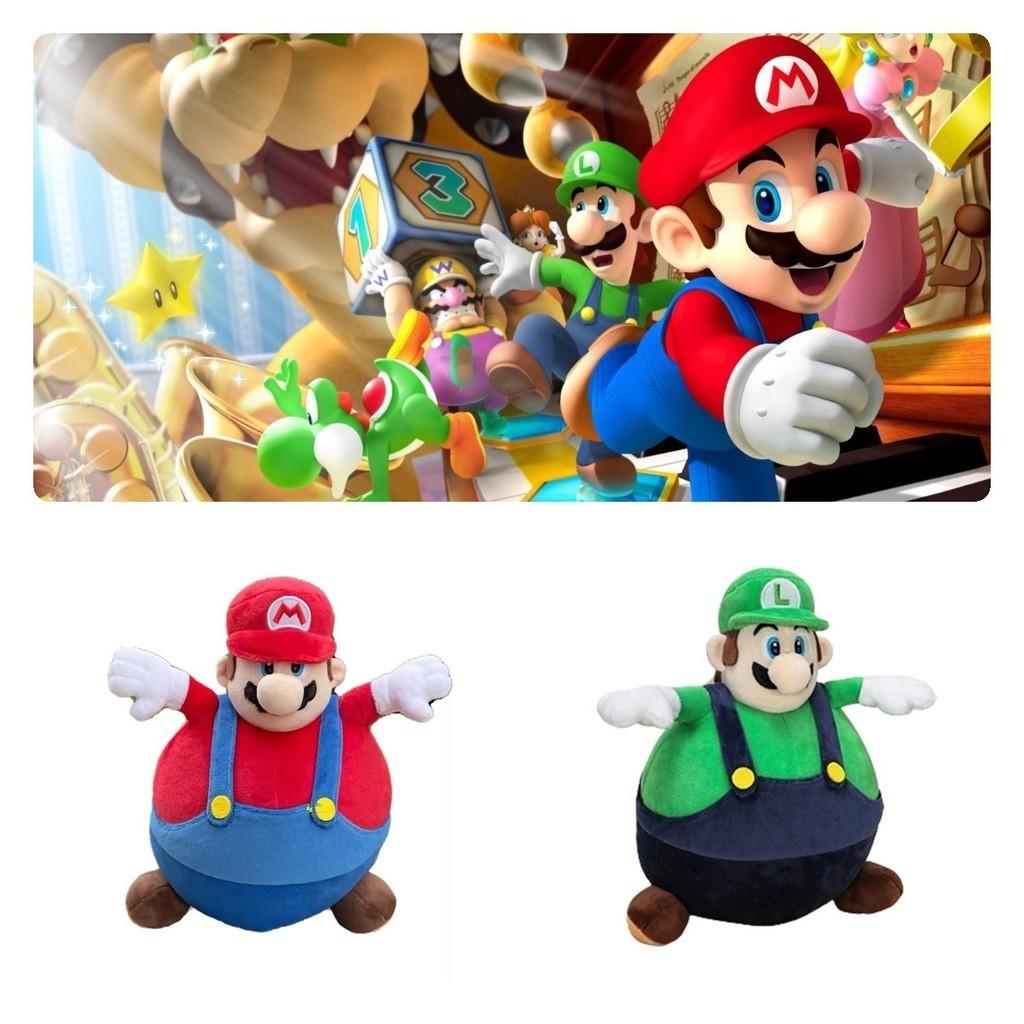 Mario Spiel Plüschpuppe Ball Mario Dicker Bauch Fett Luigi Sumo Puppe