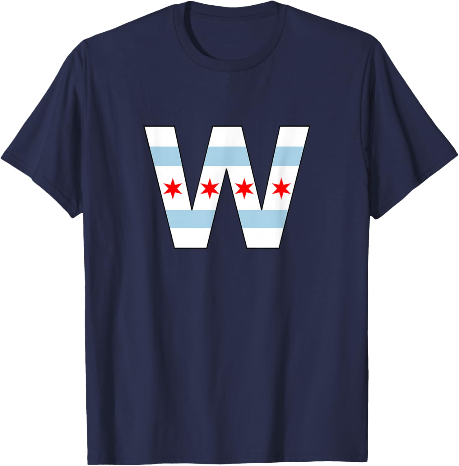 

Fly The W Chicago City Flag - T-Shirt T-Shirt S разноцветный