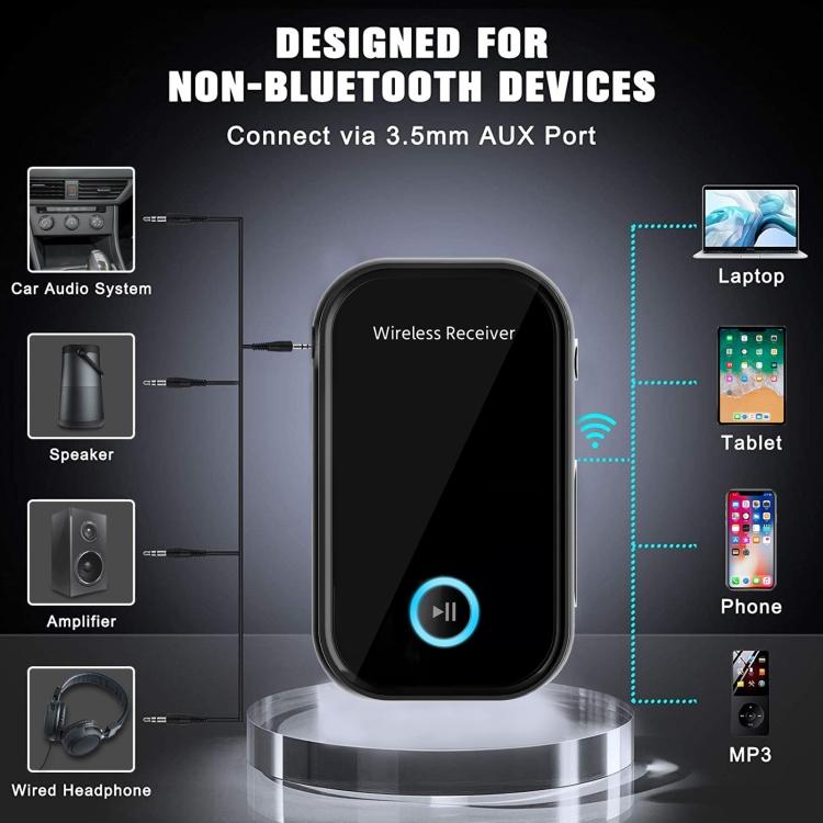 Car Bluetooth 5.0 Audio Receiver 3.5mm Bluetooth Converter