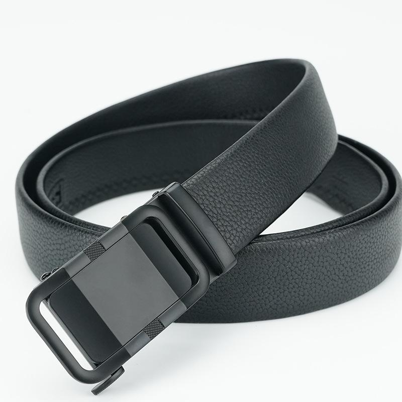 Men's Belt Automatic Buckle Belt Belt Young and Middle-aged Men's Belt