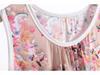 Women's 2025 New Floral Cotton-Silk Blend Sleeveless Nightdress - Plus Size, Loose Fit