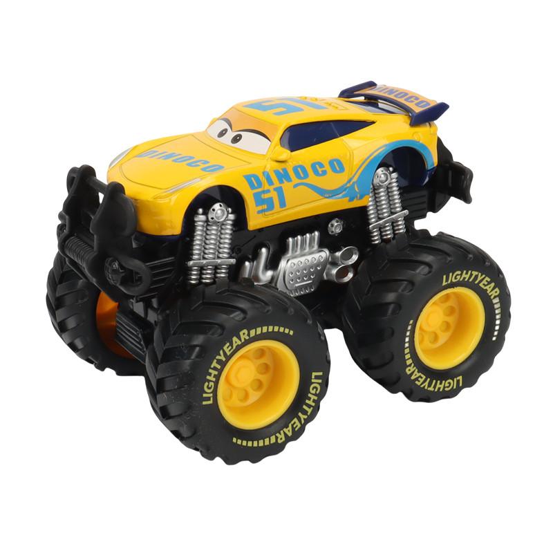 Alloy Pixar Cars Frank Bulldozer Bigfoot McQueen Mater 1 : 55 Diecast Metal Car Miniature Toy Ideal For Kid Birthday Present