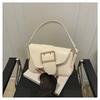 Fashion Crescent Underarm Bag for Women, Trendy Simple Shoulder Crossbody Bag for Daily Commute