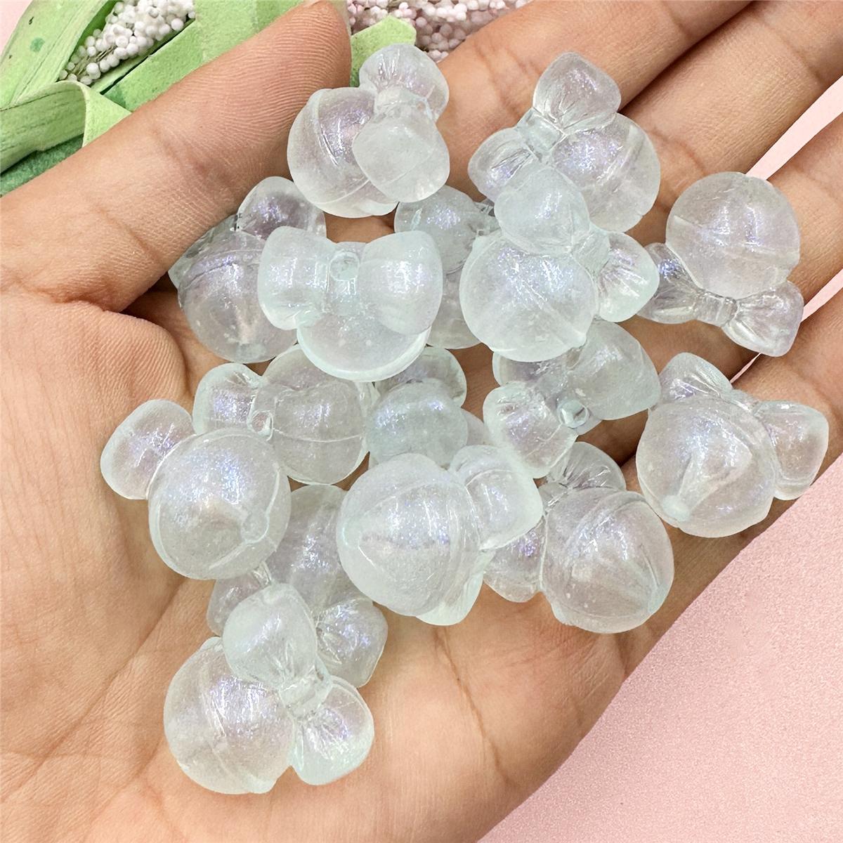 

Высококачественные люминесцентные бусины в виде головы мыши с отверстием, акриловые блестки, подарочные 20 шт., аксессуары для бисероплетения своими руками 19,3 мм*19 мм зелёный