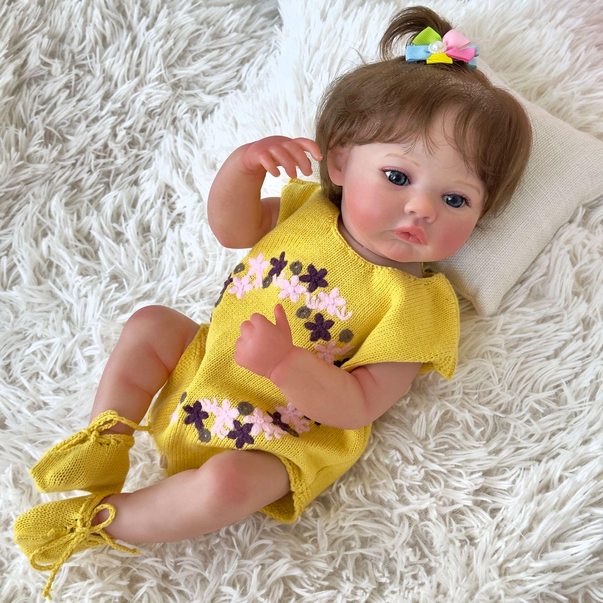49cm Realistic Handmade Meadow Doll with 3D Visible Veins 49cm Full Silicone Doll