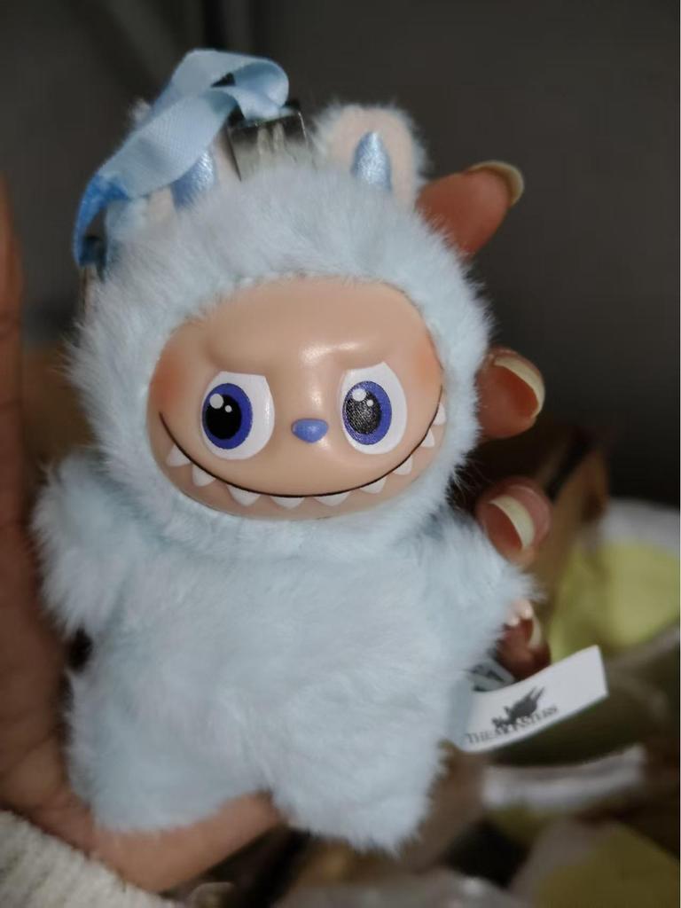 In Stock: Fast Shipping Fabric Doll Keychain with Vinyl Face - Blind Box Plush Figure