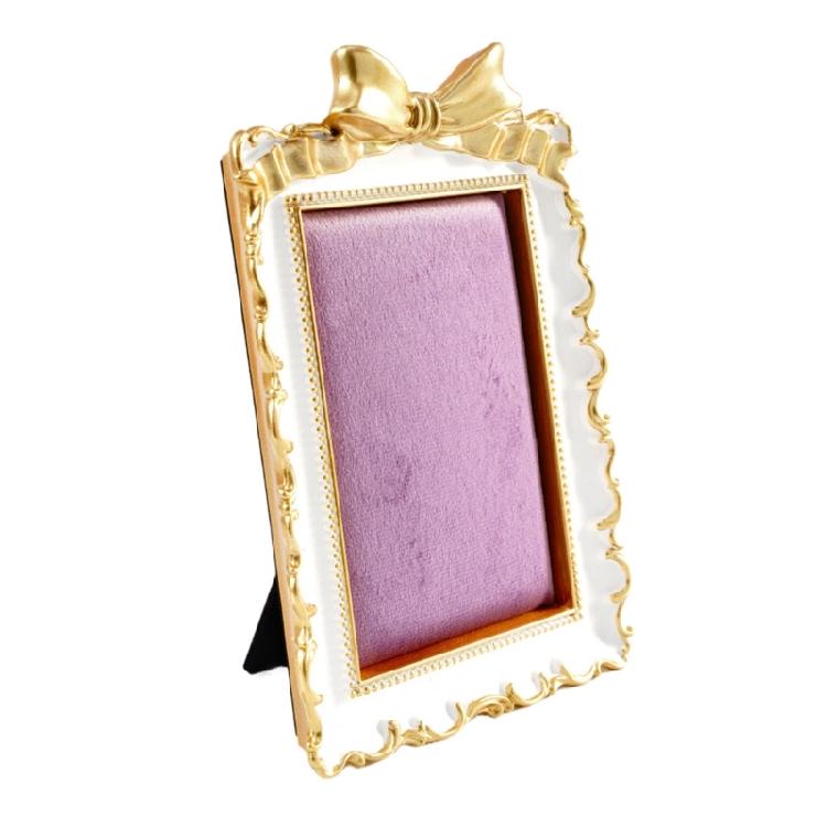 Necklace and Earring Display Holder with Lined Panel, French Style Tabletop Jewelry Stand for Vanity and Counter Display