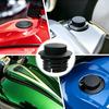 Motorcycle Fuel Tank Pop-Up Gas Cap CNC Flush Pop Up Gas Oil Tank Cap Fit for H-arley Sportster XL Tour Road King Softail Dyna 1992-up (Black)