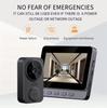 Wireless HD Smart Doorbell with Screen & Video Intercom