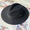 Autumn and Winter Woolen Hat French New Versatile Fashion Elegant Top Hat Showing the Face Small Flat Edge Hat British Jazz Hat