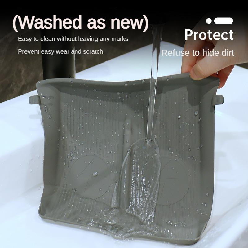 For Tesla Model Y Juniper 2025 Model 3 Highland 2025 Silicone Wireless Charging Pad Charger Protect Cover Non-Slip Dust-Proof