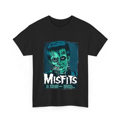 Misfits Rock Band Pattern T Shirt Full Size S 3XL