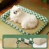 Dog Bed and Cat Bed, Four Seasons Universal Cooling Mat, Detachable Washable Pet Cushion, Non-slip Summer Sleeping Bed for S