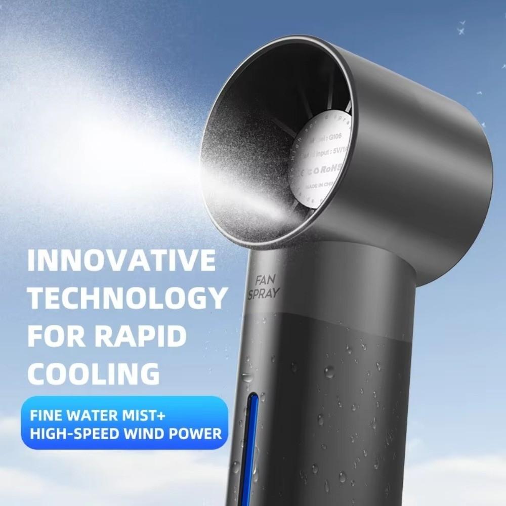 Water Replenishing Mini Fan Turbine Spray Air Cooler New Pocket Fan  Outdoor Camping