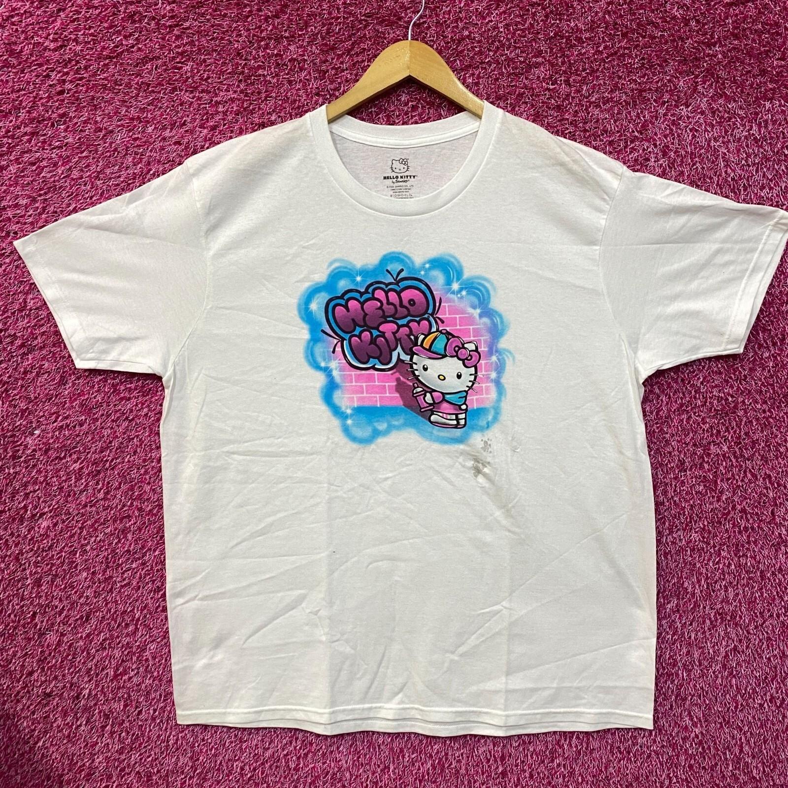 Футболка Sanrio Hello Kitty Граффити Арт 4XL