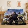 Cloud Tifa Final Fantasy Spiele Sephiroth Flanelldecke Weiche Warme Überwurfdecke für Schlafzimmer Wohnzimmer Bett Reise Picknick Geschenk