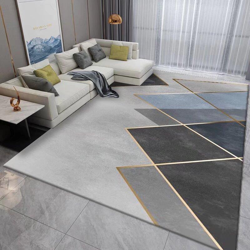 Modern Carpets for Living Room Non-slip kitchen floor carpet Geometric Bedroom Decoration Large Rug Coffee Tables Mat Washable
