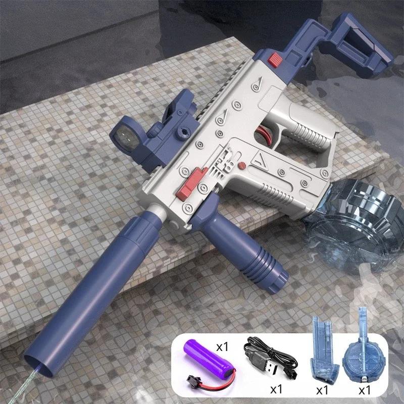 Electric Water Gun for Kids Large-Capacity Rapid-Fire Summer Splash Outdoor Shooting Toy Boys Birthday Gifts Water Play Toys