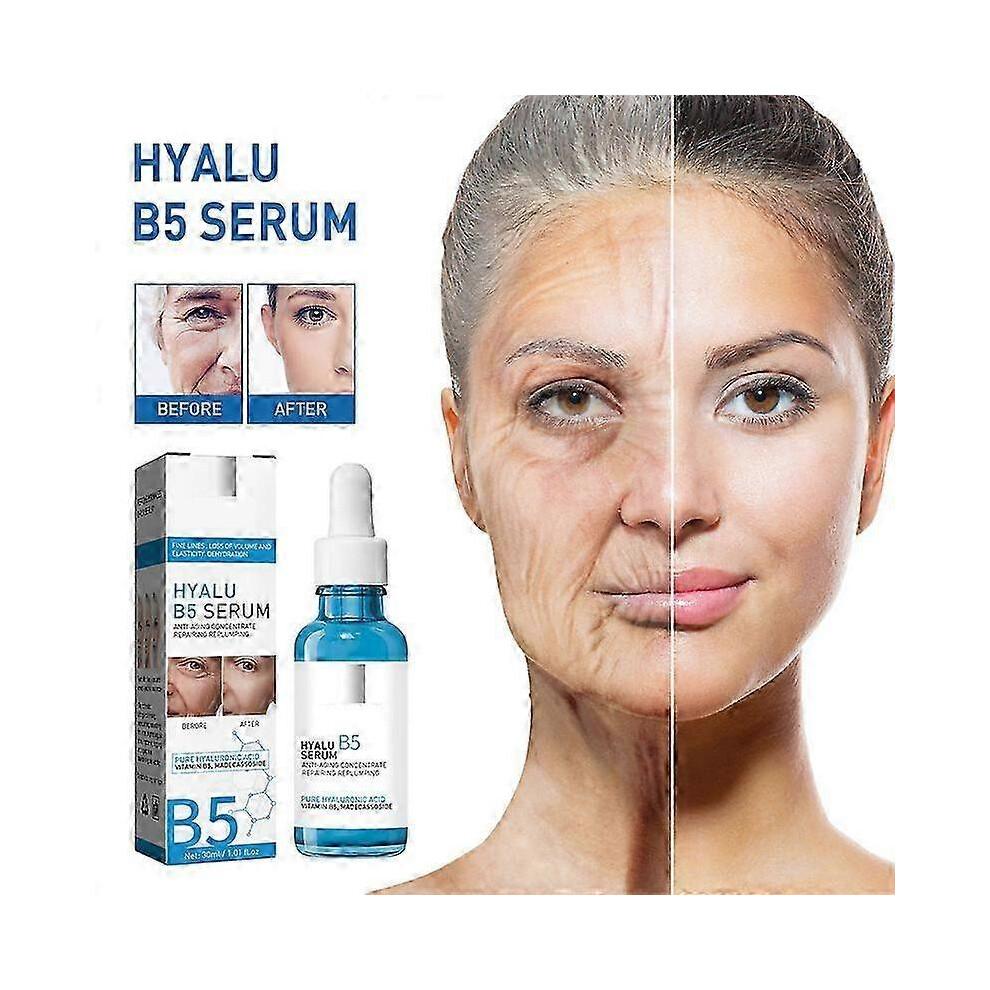 3 Peças Sérum Anti-Idade Hyalu B5 Concentrado Antirrugas Sérum Reparador 30ml