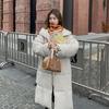 Down Padded Jacket Women's Mid-length Over the Knee 2025 Winter New Thickened Padded Jacket Korean Version Loose Student Cotton Jacket