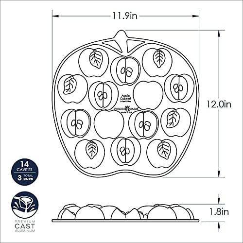 Nordic Ware Apple Slice Cakelette