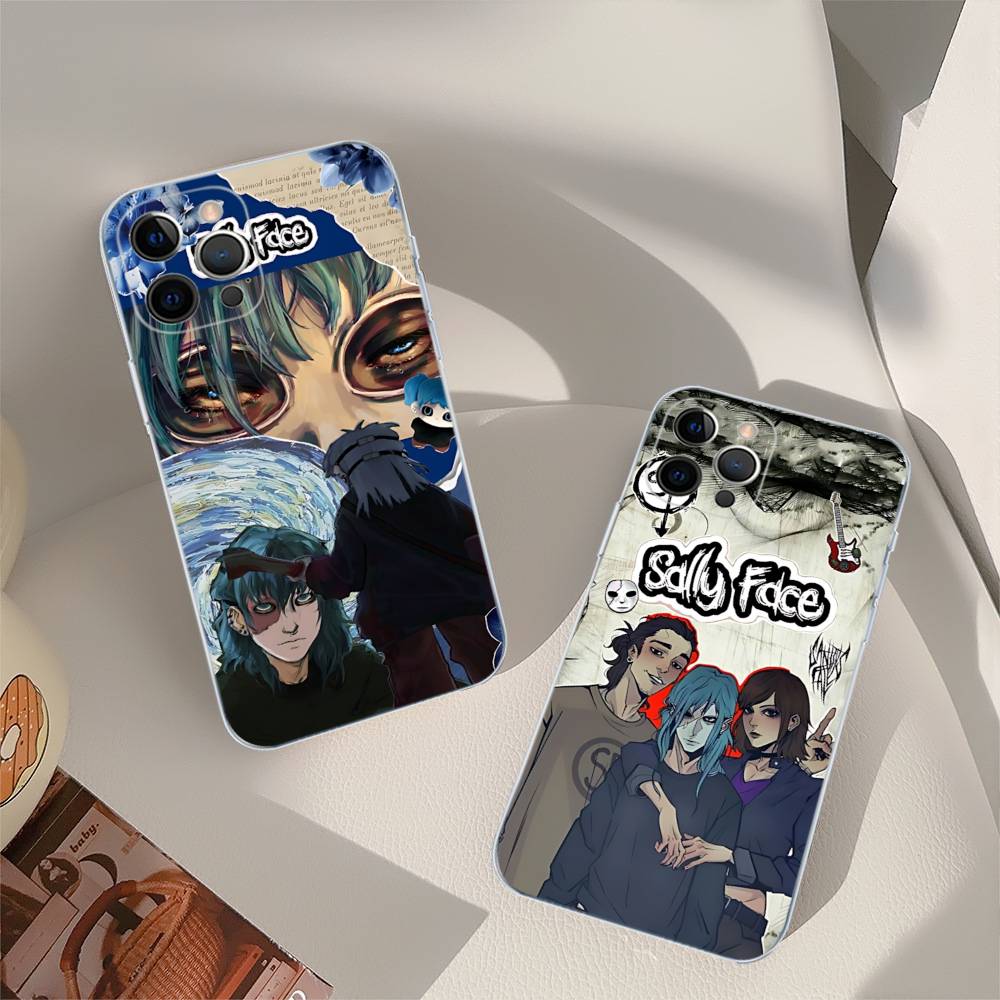 Horror S-Sally F-Face Suspense Game Phone Case For IPhone 17 16 15 14 13 12 11 Pro Max Plus Soft Cover Personalized DIY