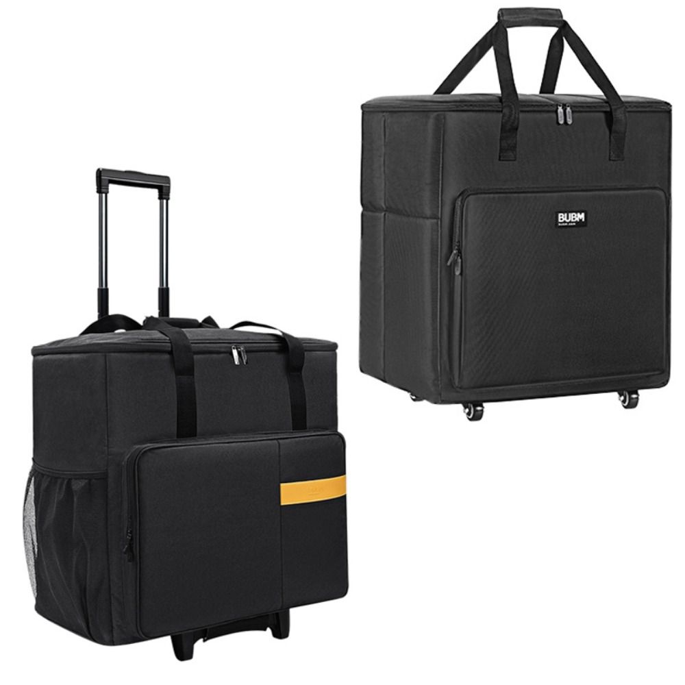 with Detachable Trolley Rolling Monitor Carry Case  Hold Up to 2 Screens