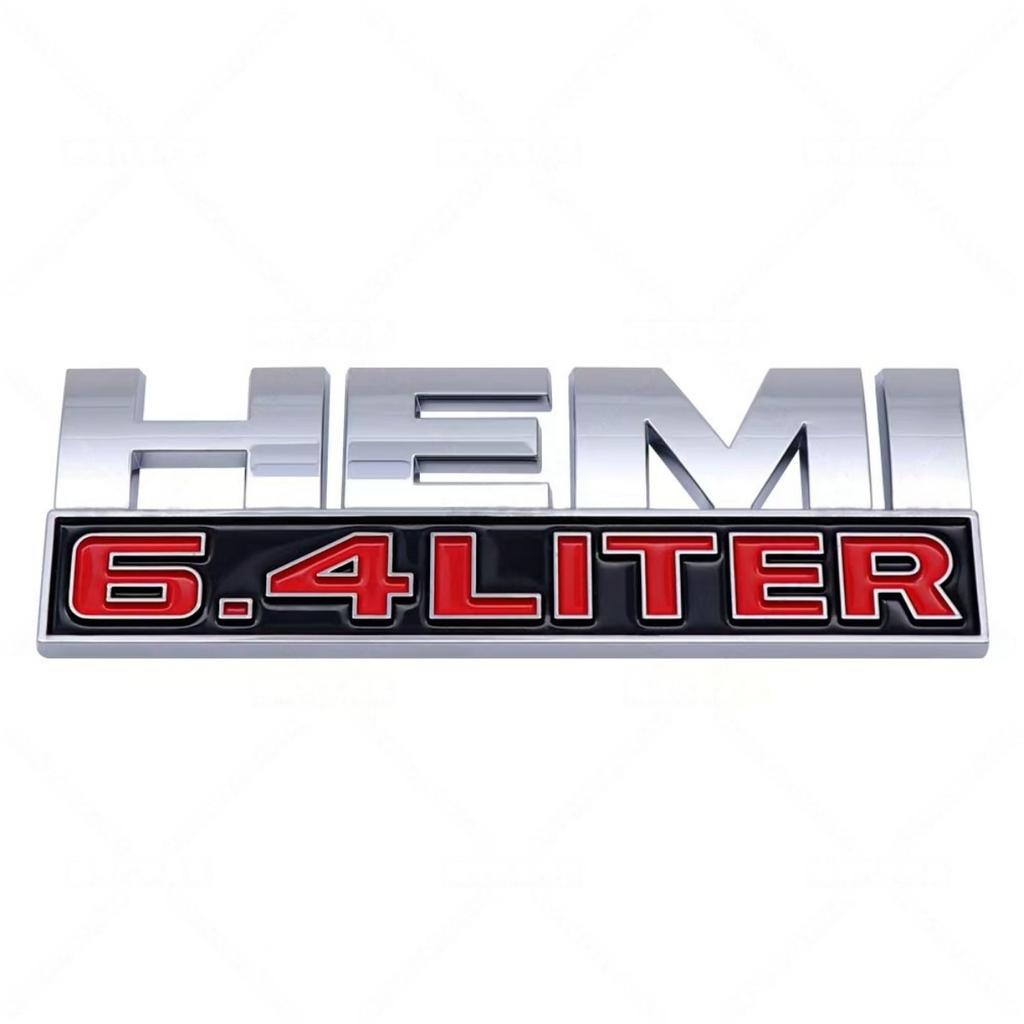 3D Metal 5.7 Liter Badge Sticker Side Fender Rear Trunk Emblem Decal