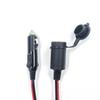 Cigarette Lighter Plug Extension Cable with Bullet Terminal and Customizable Length