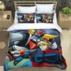 Cartoon GRENDIZER GOLDORAK printed Bedding Sets Duvet cover set Comforter set King Queen Twin Double Size for boys Bed Linen