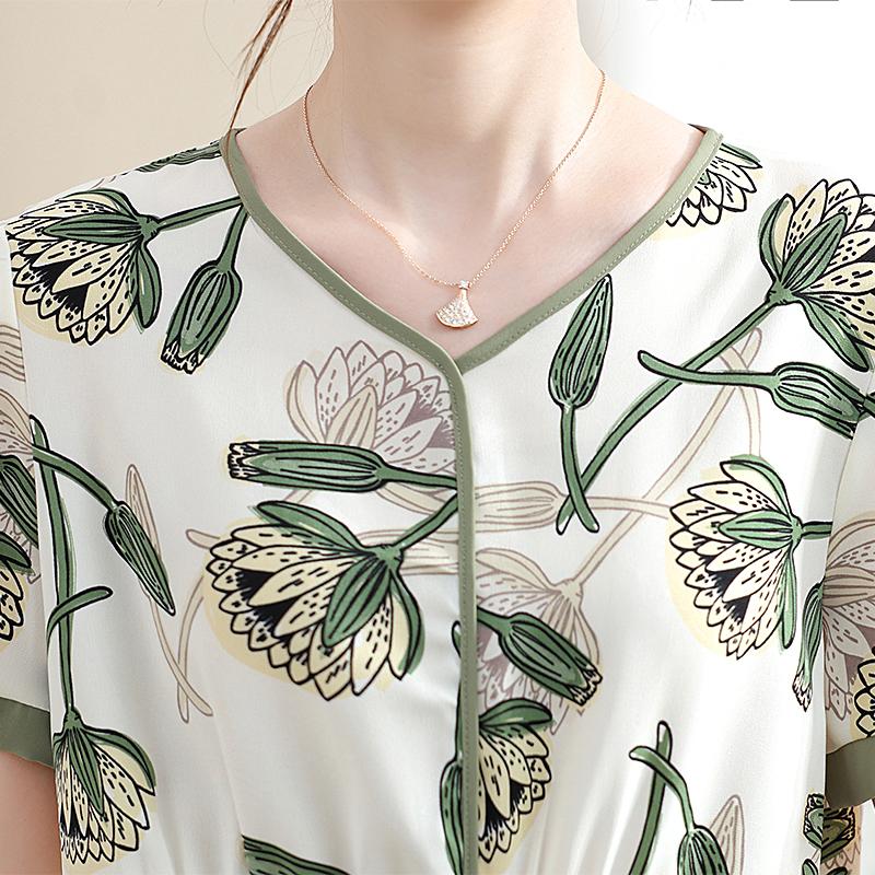 Damen Kurzarm T-Shirt+Lange Hose Set Sommer Kühl Und Atmungsaktiv Damenmode Kleidung Übergröße Set 2024 Street Bluse