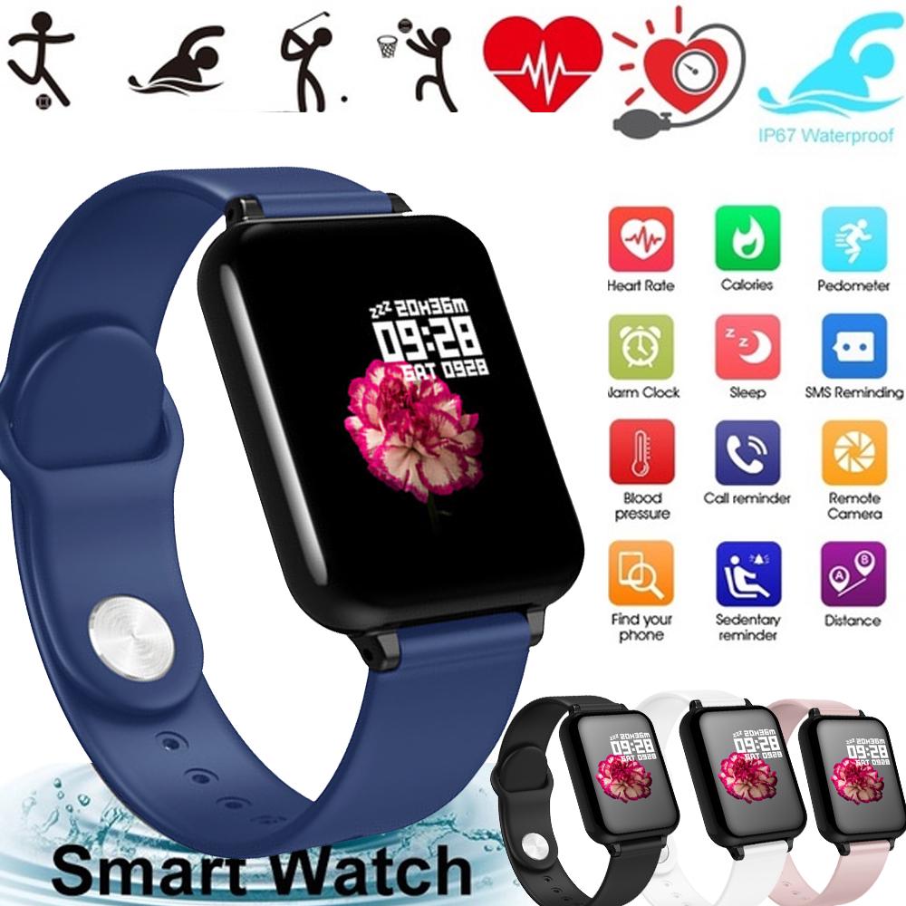 Buy B57 Screen Smart Bracelet with Heart Rate Blood Pressure Oximetry