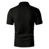 Mens Shirt Short Sleeve Textured  Shirts Casual Summer Collared  T Shirt