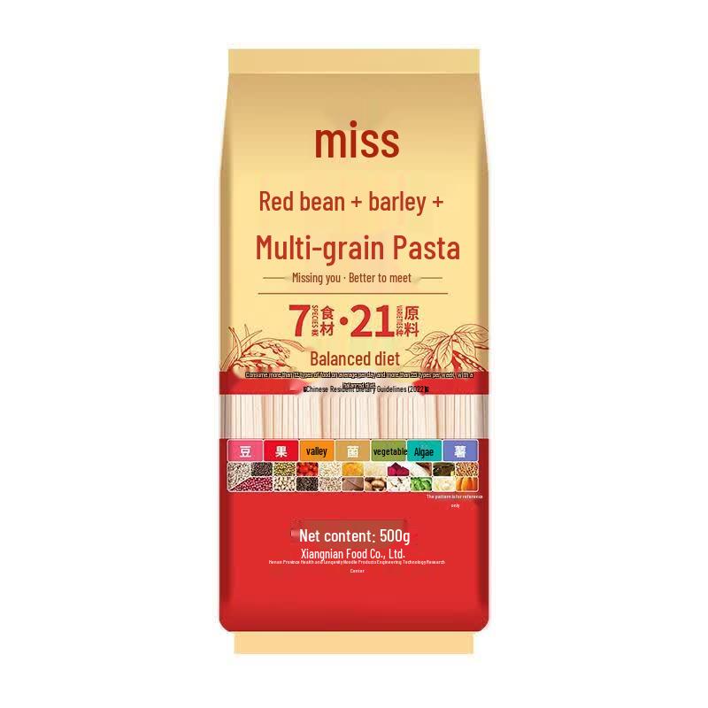Xiangnian Red Bean & Job s Tears Multi-grain Dried Noodles