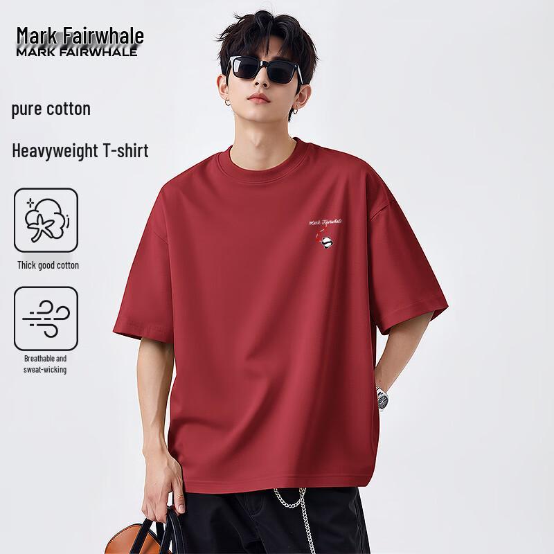Mark Fairwhale Men s Loose Fit Cotton T-Shirt L