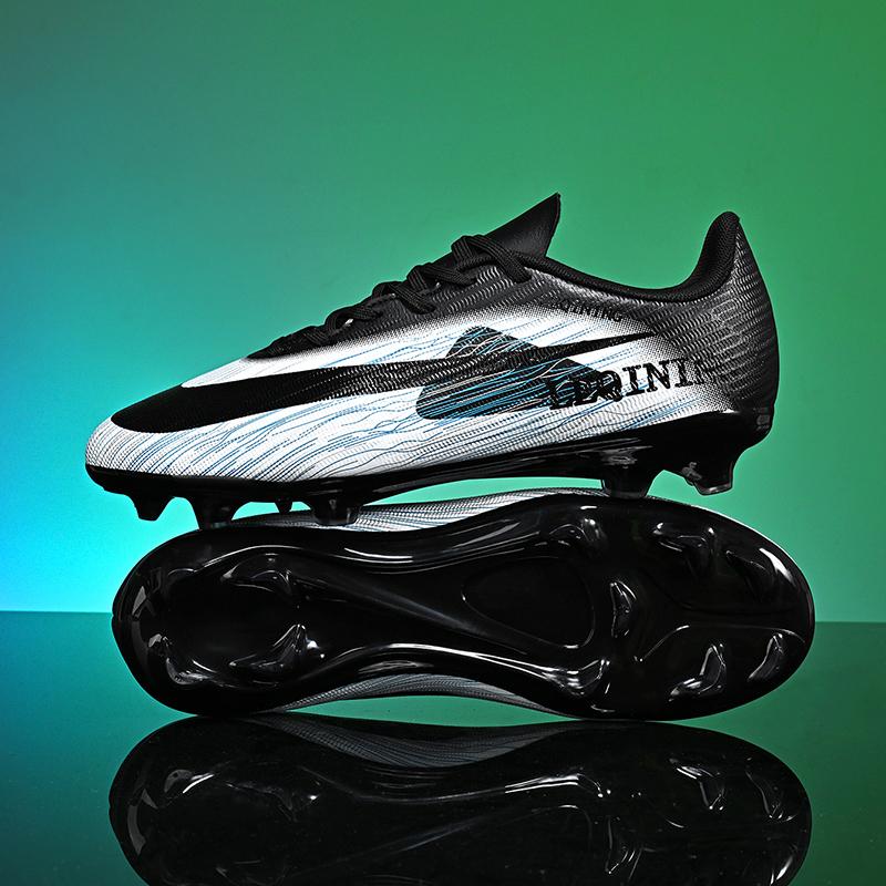 New Men Football Boots Outdoor Breathable Training Adult Cleats Soccer Shoes Sport Match Boys Non Slip Long Spikes Comfortable