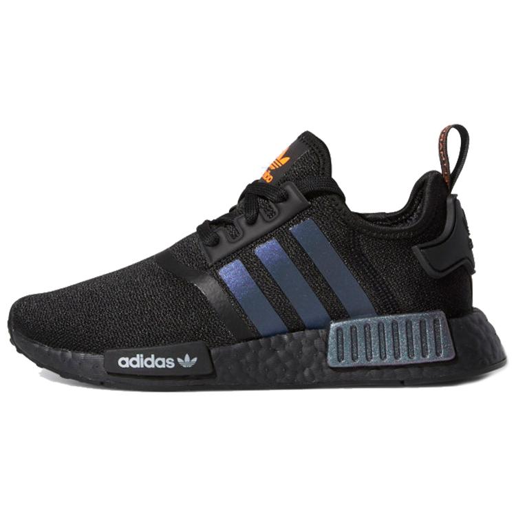 Adidas NMD R1 Core Black Solar Orange GS FV8026 36⅔