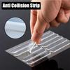Silent Door Stops, 10-Pcs Self-adhesive Silicone Pads, Cot Bumper Pads, Fridge Bumper Strips, Wall Protection Strips