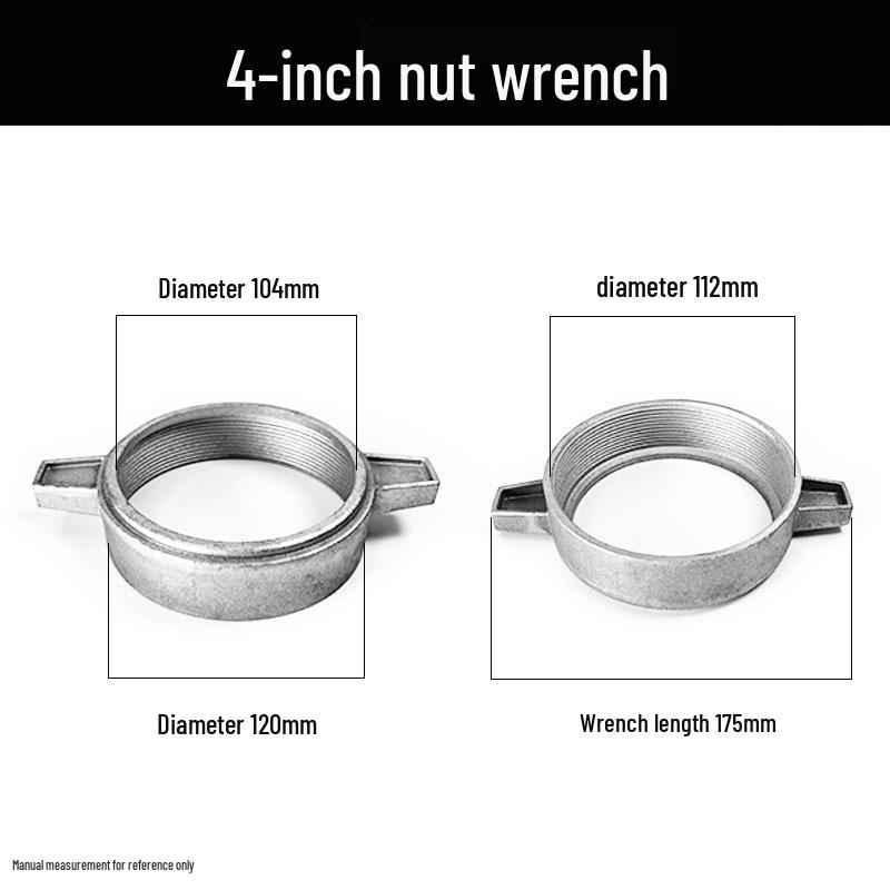 Gasoline Engine Water Pump Complete Accessory Set: Self-Priming Pump with 2/3/4 Inch Aluminum Connector, Straight Pipe, and Flat Washer.