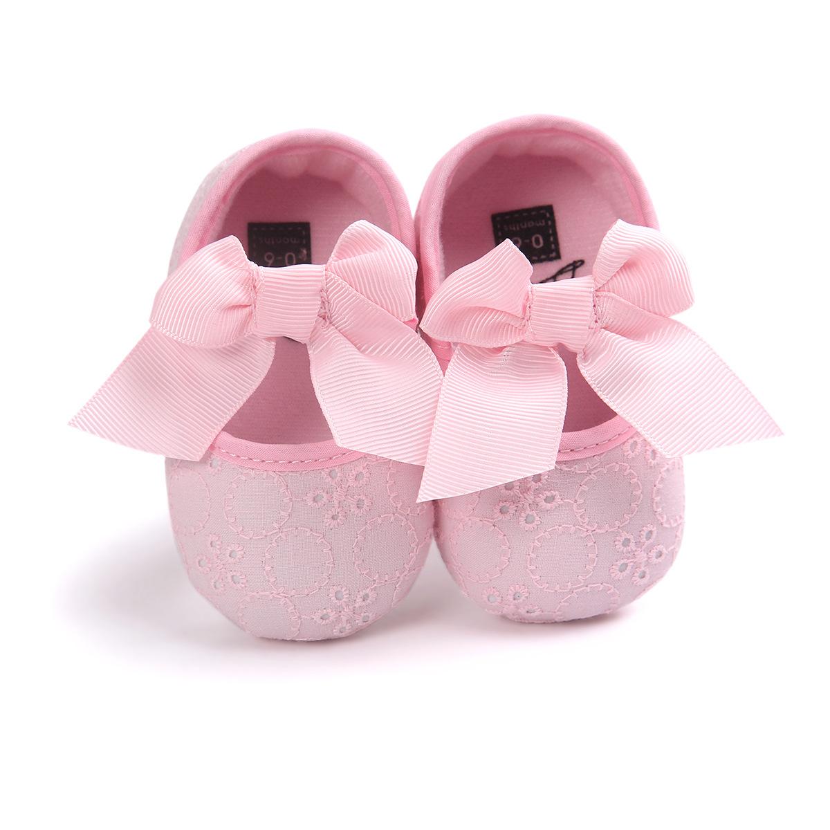 MYGGPP Bow Baby Princess Shoes Мягкая подошва Обувь для малышей Детская обувь 13cm