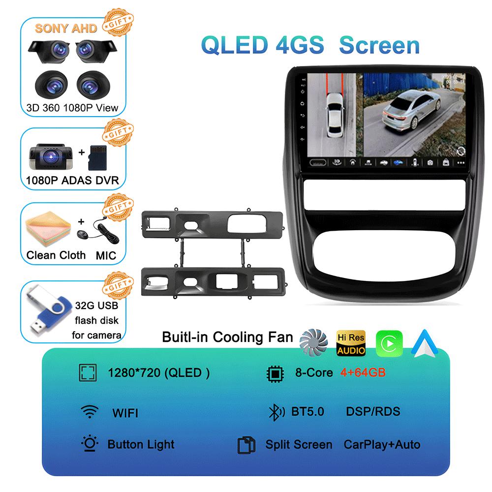 Android 14 Car Radio For Renault Duster 1 2010 - 2015 For Nissan terrano lll 3 2014 - 2022 Multimedia Video Player Navigation s