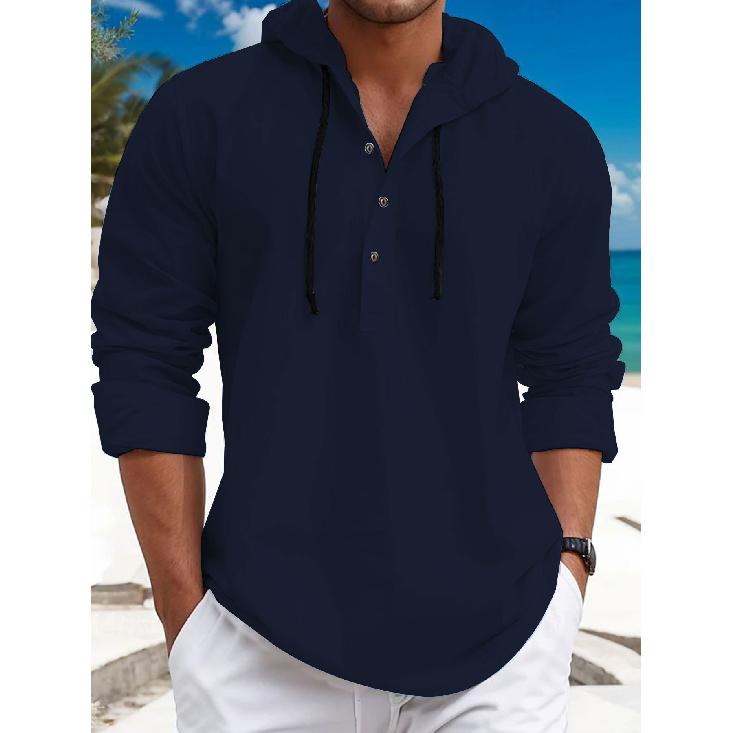 New Versatile Daily Business Spring And Autumn Men'S Men'S Standing Collar Long Sleeved Casual Outdoor Hoodie Jacquard Knitted Sweater