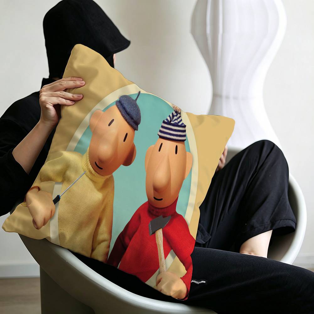 Cartoon PPat Mat Cushion Cover Inches Farmhouse Decor Home Throw Pillow Covers for Couch Decorations