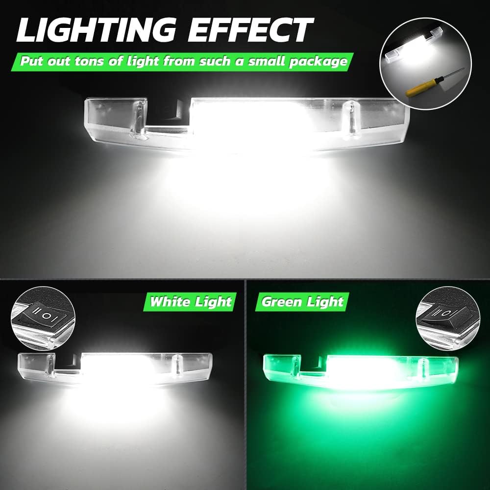 UTV Interior Dome Light, Lumimotor Universal Roll Bar Mount LED Light For UTV ATV Polaris RZR Can-Am Ranger Pioneer Talon Yamaha Kawasaki Off Road -