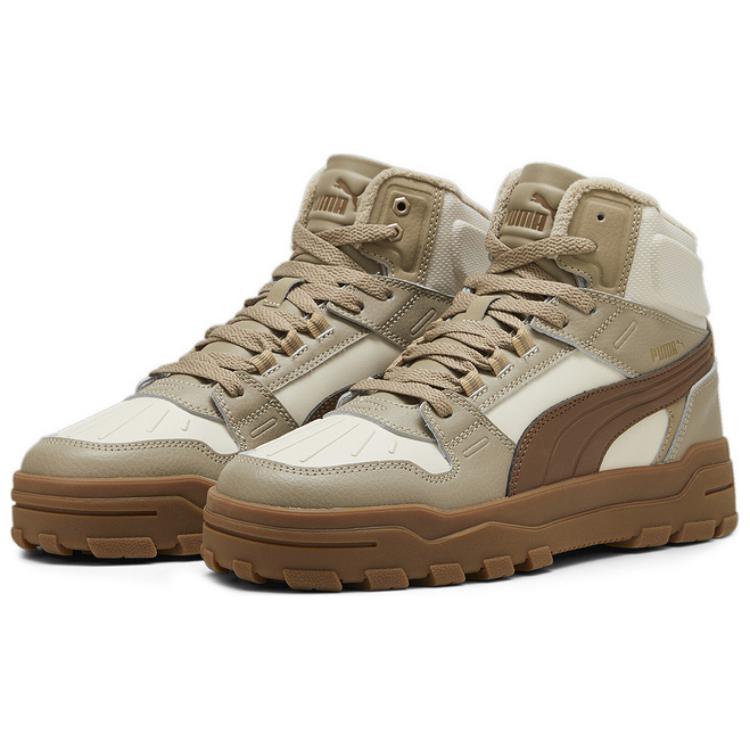 Puma Rebound Abrupt Wtr Bequeme Mode Mid-Top Sneakers Unisex Sneakers Braun 398697-02